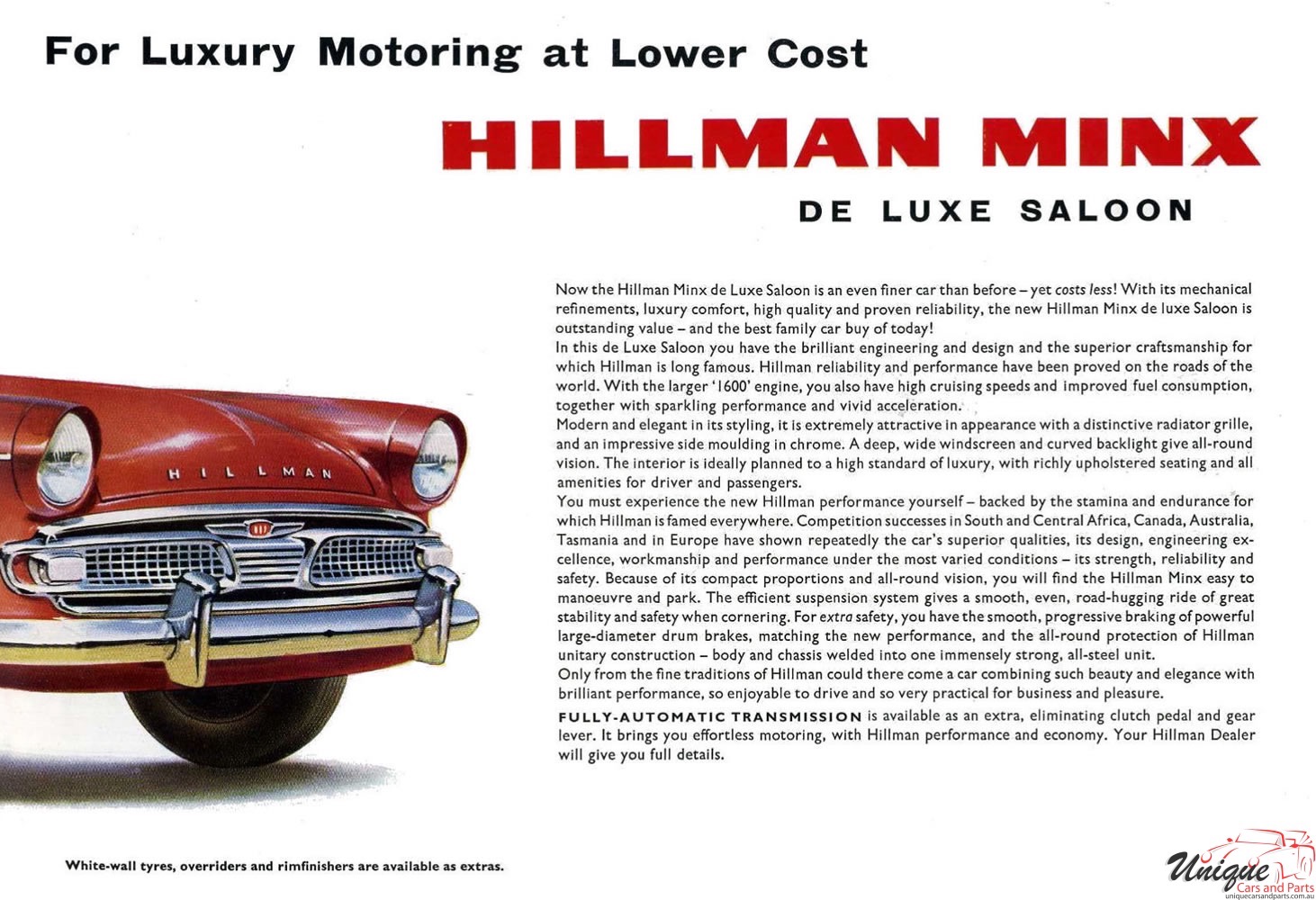 1961 Hillman Minx Brochure Page 4